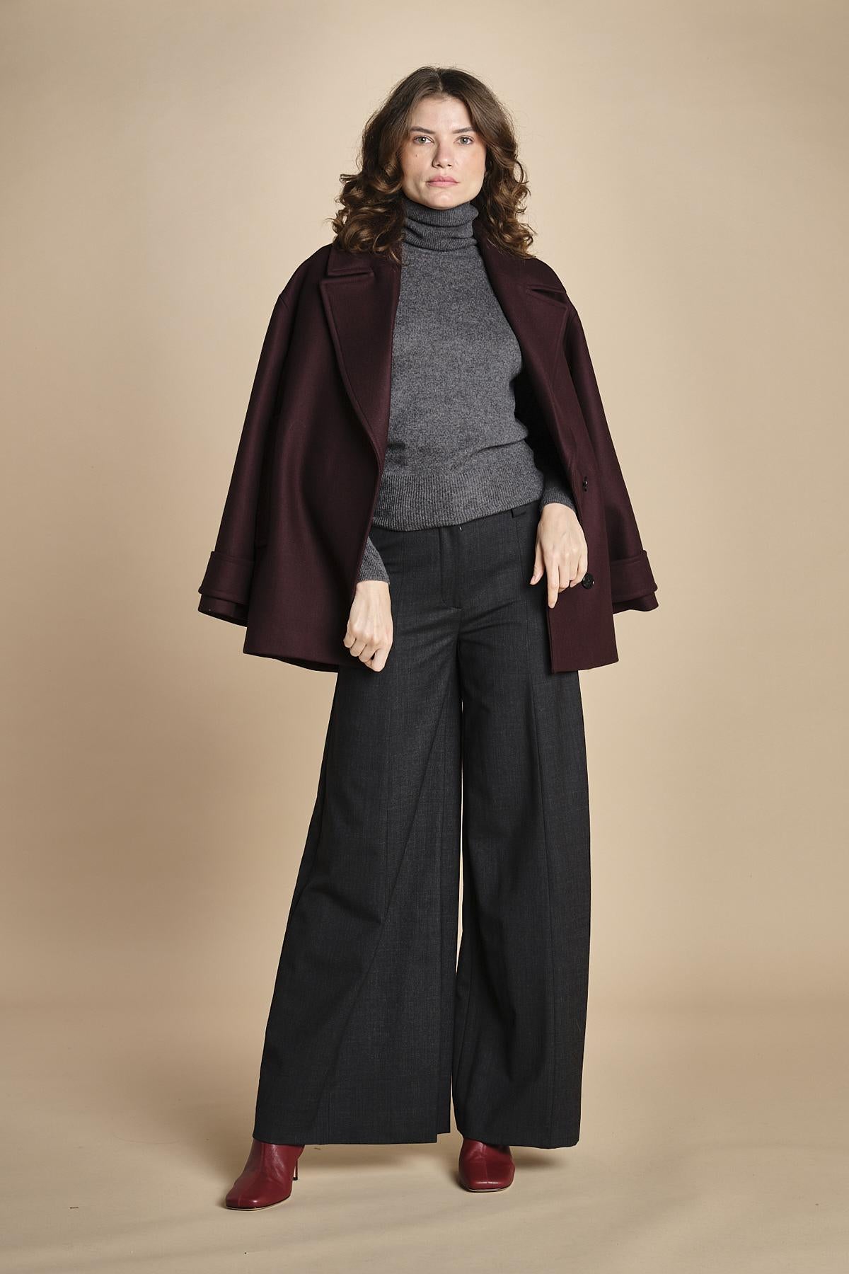 pantalone palazzo ALMA TLWC3101W0206ABTPB BLACKBOARD T0037 the latest 