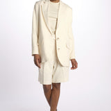 Blazer misto lino IO119055 WH014 ivy oak 