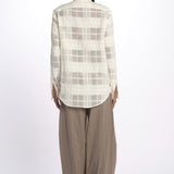 Camicia Jacqard galles ROB SHIRT WHITELACE jejia 