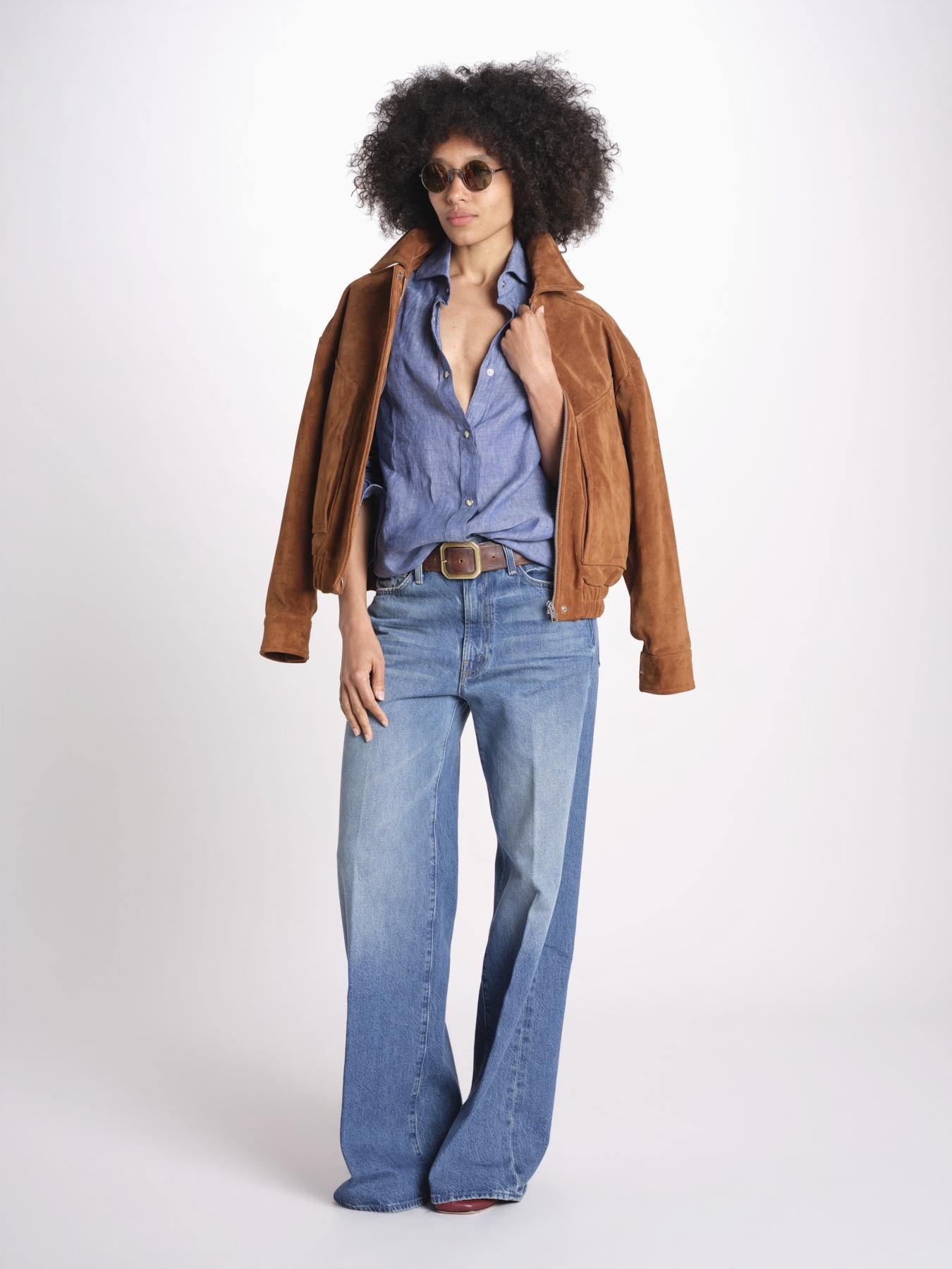 camicia uomo lino con automatici SABRILI DENIM milaura 