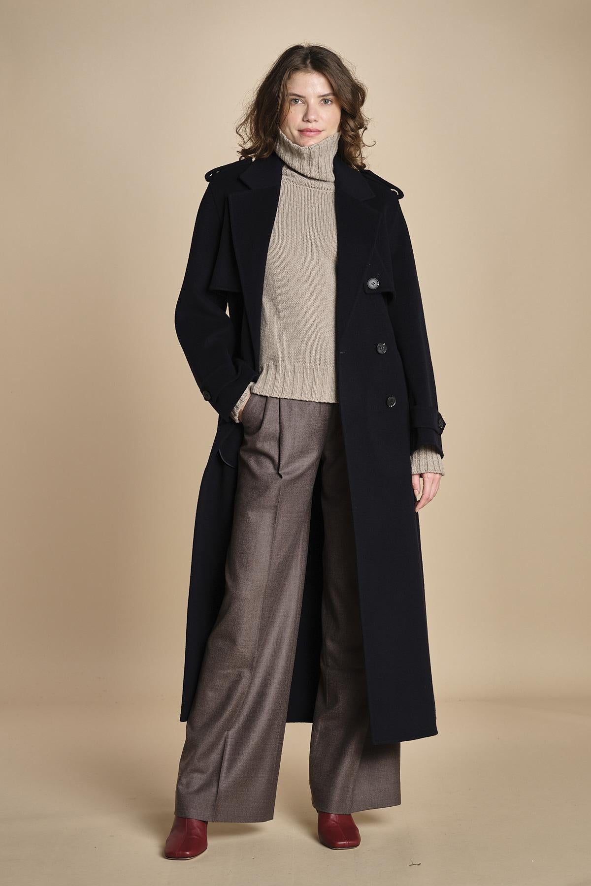 trench double lungo over COLETTE ANN IO111143 BL900 ivy oak 