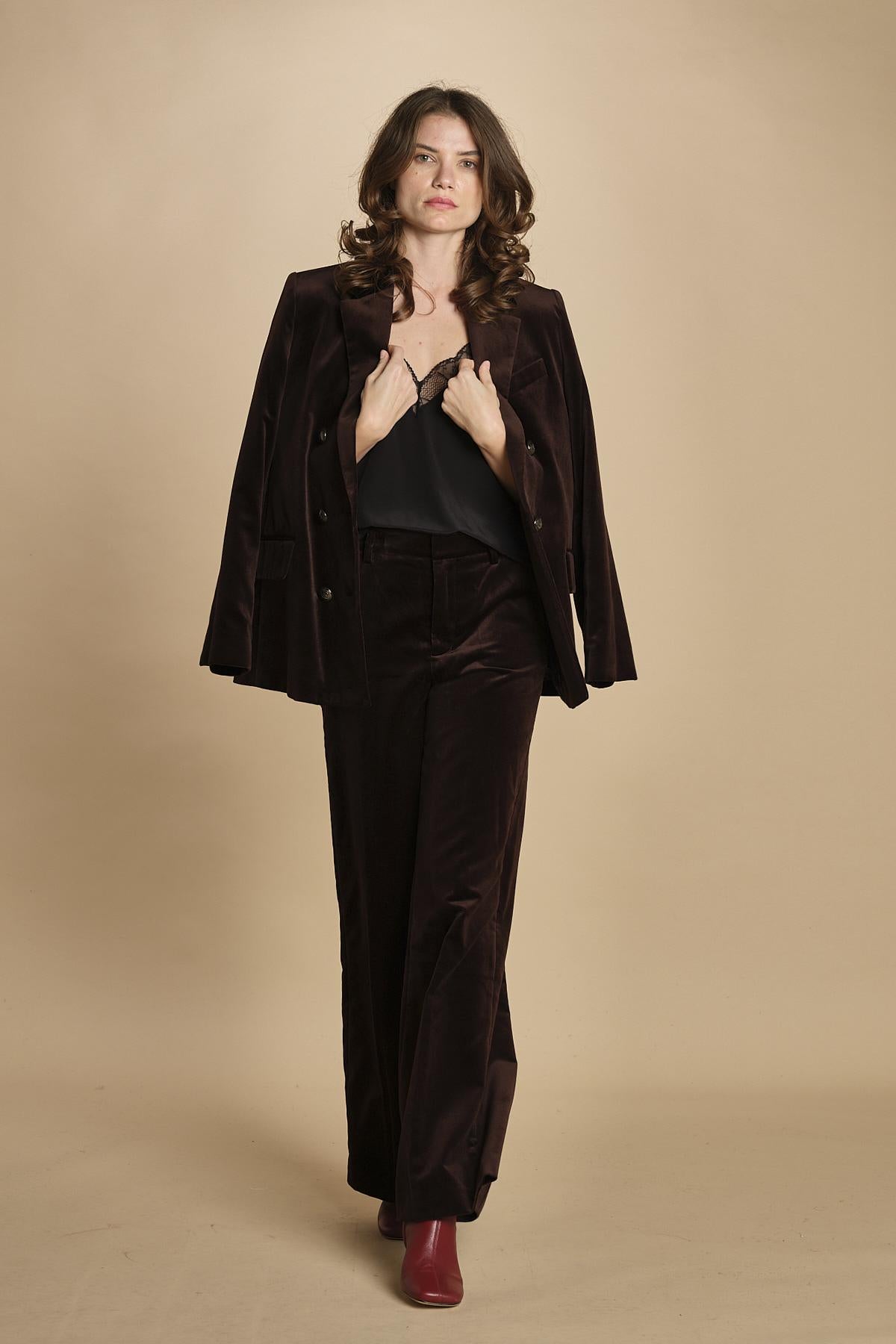 top con spalline sottili. WWCR01313 BLACK zadig & voltaire 