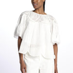 Camicia m/c con nastri 329127 OFFWHITE farm rio 