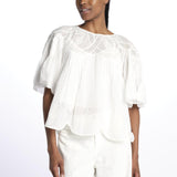 Camicia m/c con nastri 329127 OFFWHITE farm rio 