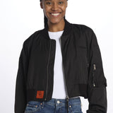 MA202 bomber corto donna EVMA202 BLACK bombers original 