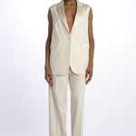 Gilet filo scozia 3417 AVORIO circolo 1901 