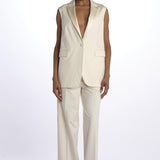 Gilet filo scozia 3417 AVORIO circolo 1901 