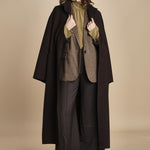 pantalone over con nervature in gabardine ORIANA 540339 11 quelledue 