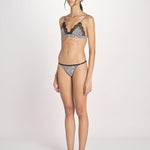 slip in pizzo e satin zebrato WILD ROSE L25101024 ZEBRA PRINT love stories 