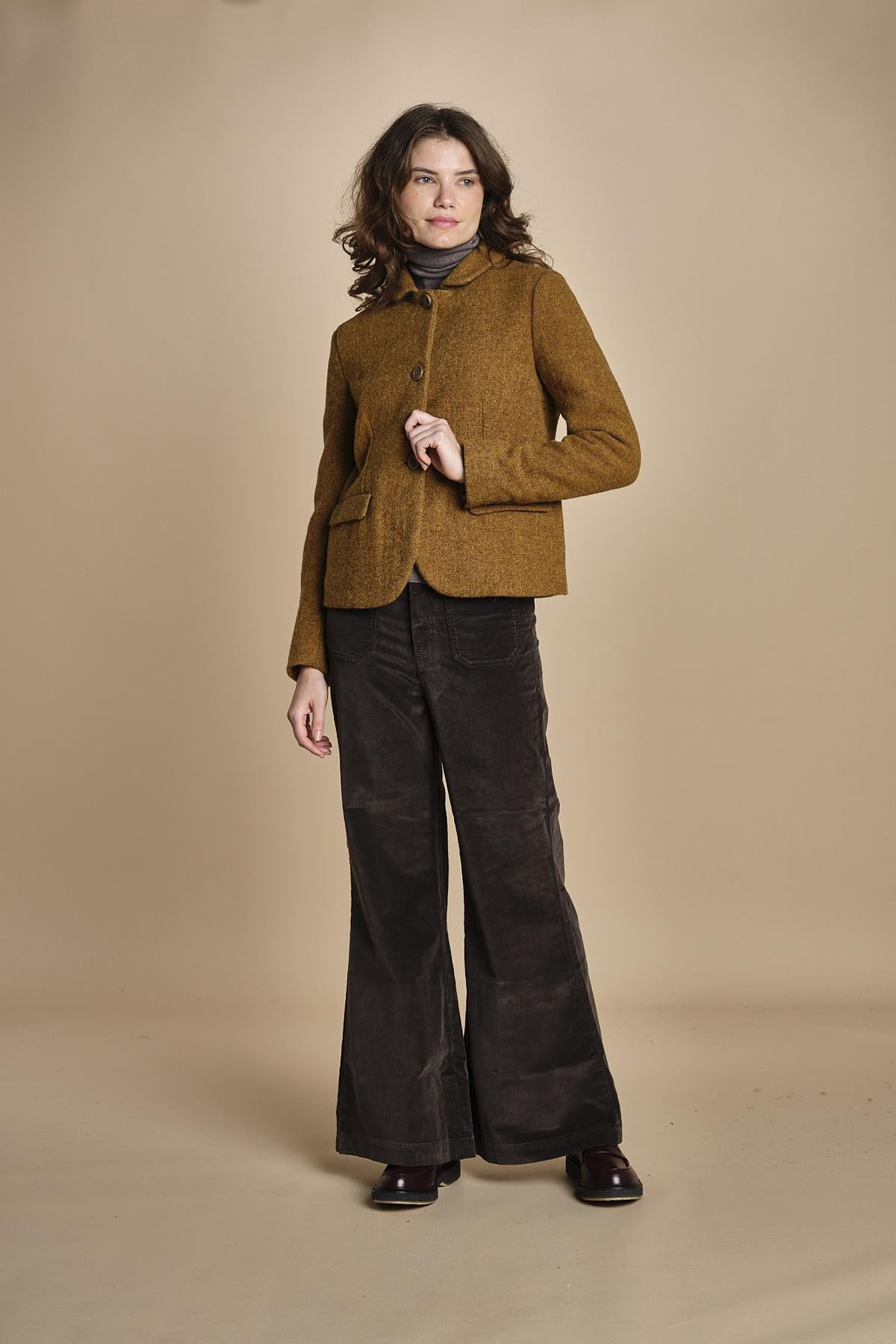 73% COTONE 25%TENCEL 2% ELASTAN CARLA XV01 133 CAFFÉ ps don't forget me 