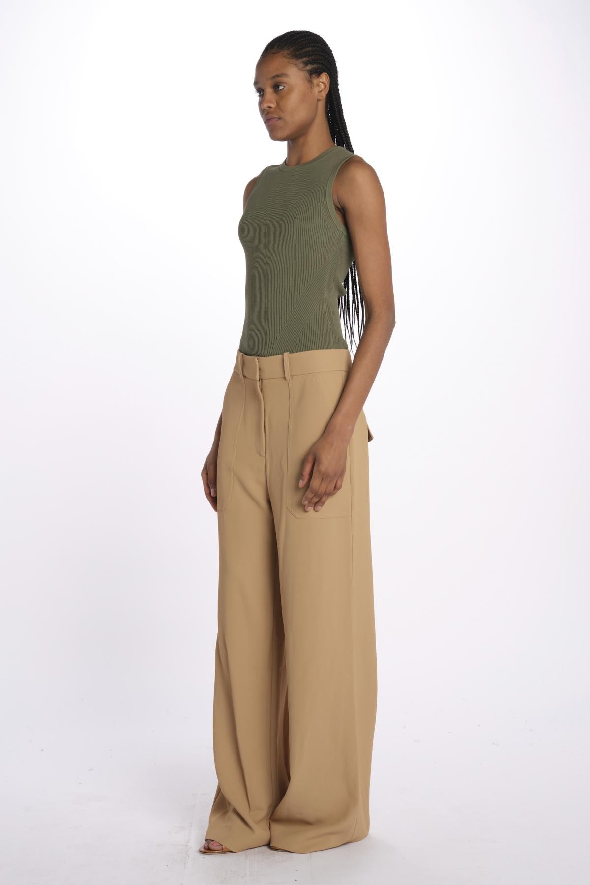 COLE con tasche CP3260651 KHAKI veronica beard 