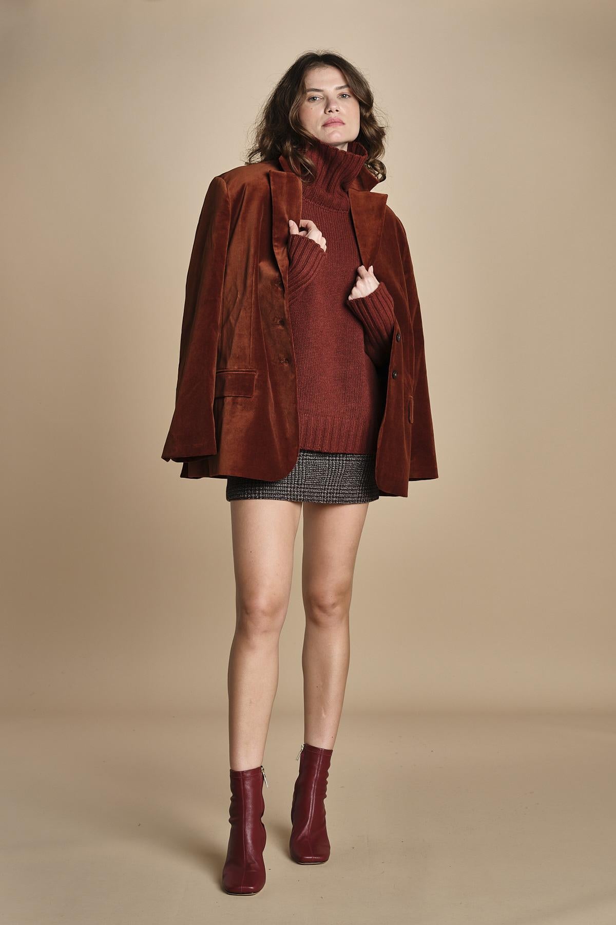 minigonna in galles DEBBY SKIRT CHECKS herskind 