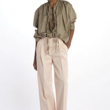 Pantalone MAFALDA pinces denim MAFALDA T.357170 91 quelledue 