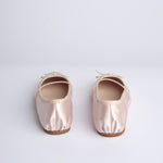 MIGNON ballerina in raso con punta quadrata F846SE1 BLS studio AMELIA 
