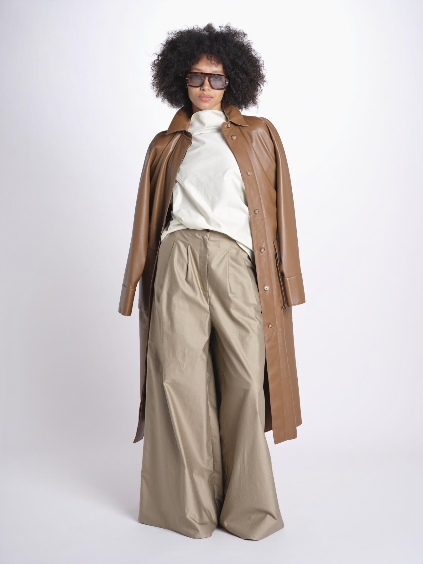t-shirt in cotone tasatello U2167 SHIRT IVORY dusan 
