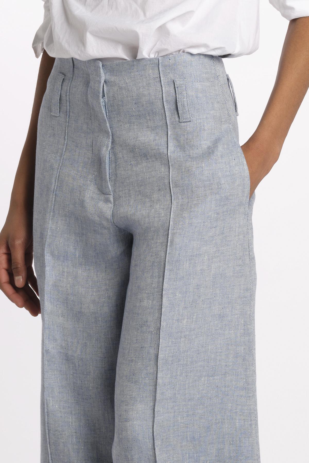 Pantalone ORIANA cropped nervature ORIANA540503 49 quelledue 