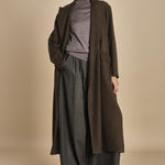 pantalone in flanella con cuciture T1406L VERDE dusan 