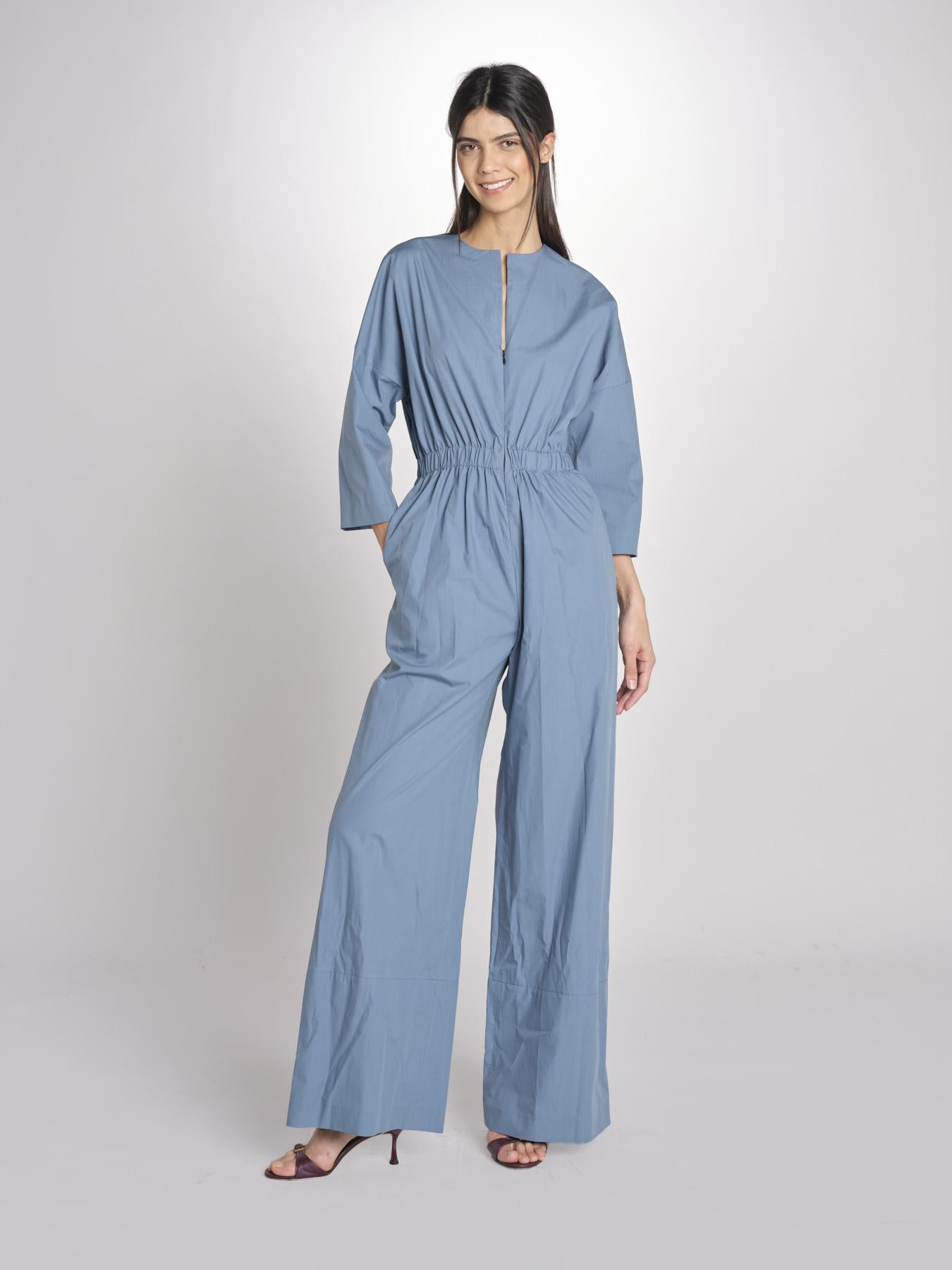 tuta con zip A17P05 STORM BLU martin grant 