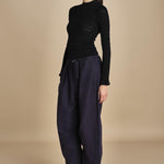 maglia girocollo jaquard RUBY 118 BLACK sea ny 