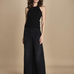 79% COTONE 14% LYOCELL 6%ELASTOMULTIESTERE 1% ELASTANE SERENA XJN02 BLACK DENIM STRETCH ps don't forget me 