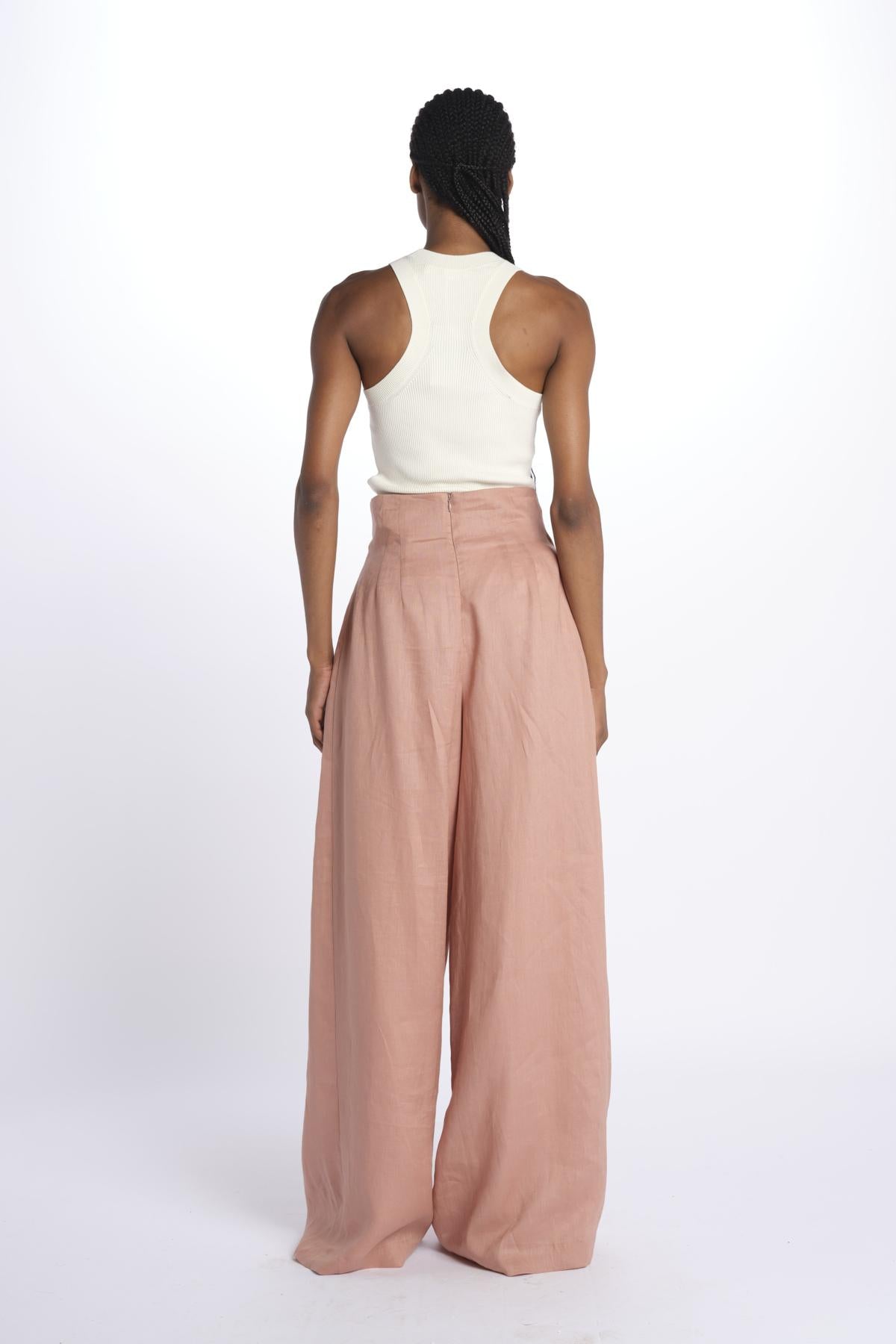 HEINI pantalone over PANTS HEINI ROSA inasami 
