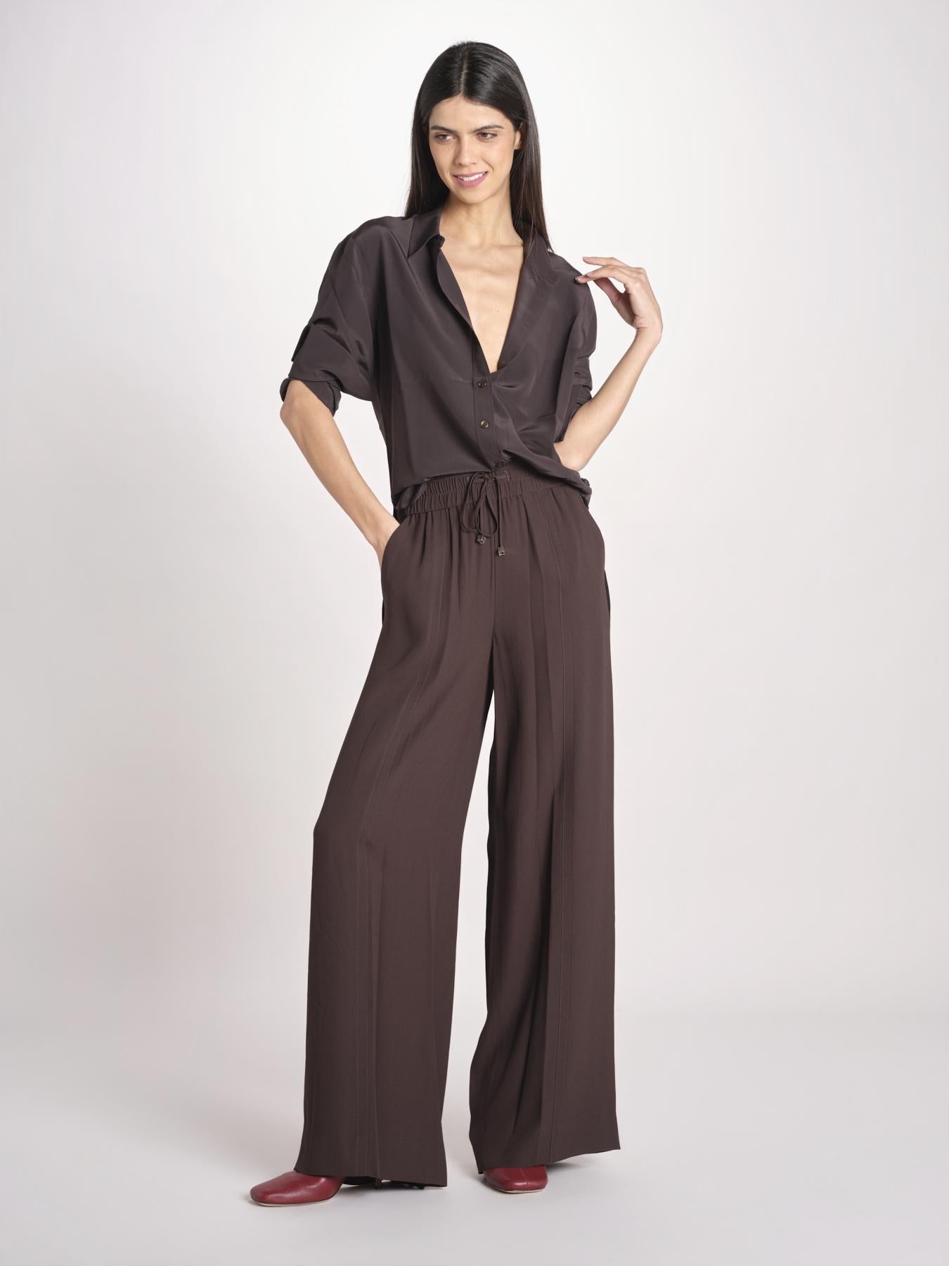 pantalone con coulisse JF009613 COCOA 1204 joseph 