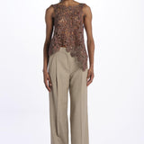 Gilet ILENIA fiore uncinetto ILENIA7710980867 48 quelledue 