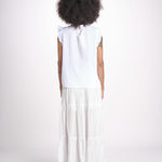 camicia con ricamo HEITABLATU BLANC laraethnics 
