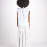 camicia con ricamo HEITABLATU BLANC laraethnics 