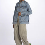 Giubbino denim THE EXTENDED lungo WP25DJA001 SEATTLESEAT frame 