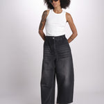 denim over CHALCO SNW-1417 WHASED BLACK studio nicholson 