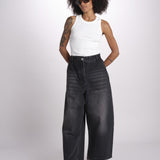 denim over CHALCO SNW-1417 WHASED BLACK studio nicholson 