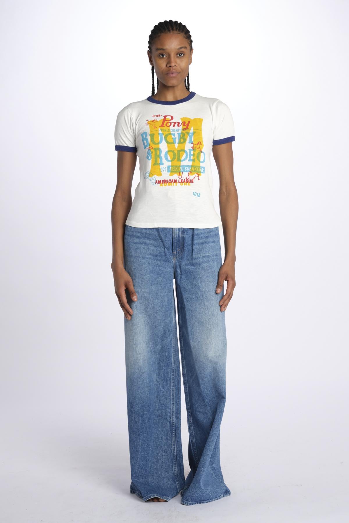 T-shirt bordino stampa THELILSINFULRINGER 81461-601 mother 