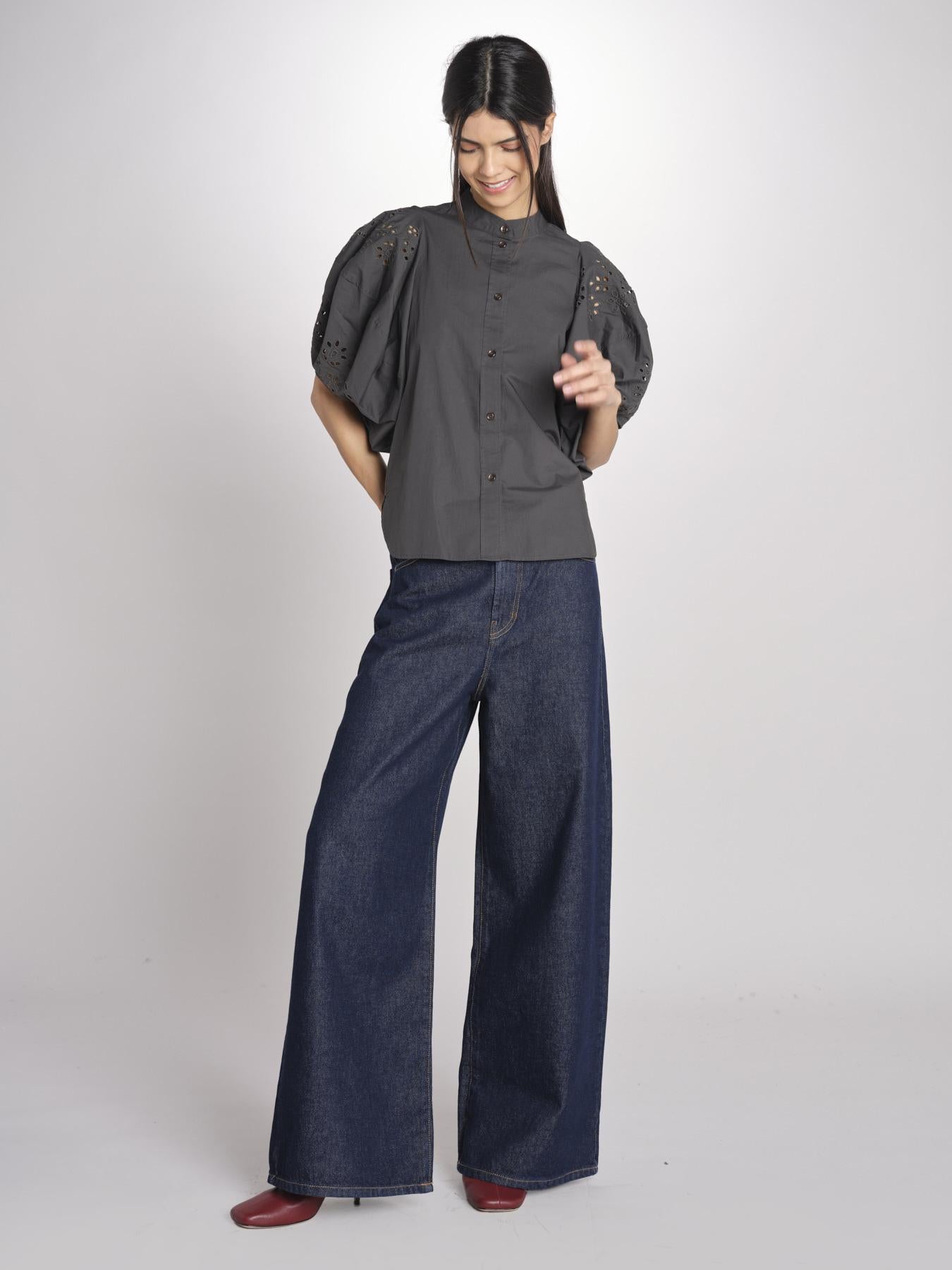 camicia intarsio FELICE 6eva04-V09829 ORAGE vanessa bruno 