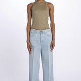 Denim LE LOW BAGGY fondo stracciato LLBW967 ATTIE frame 