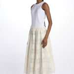 Gonna Jacquard PHOEBE SKIRT WHITELACE jejia 