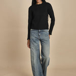 d2501005 girocollo slim by milaura. d2501005 872 NERO milaura 