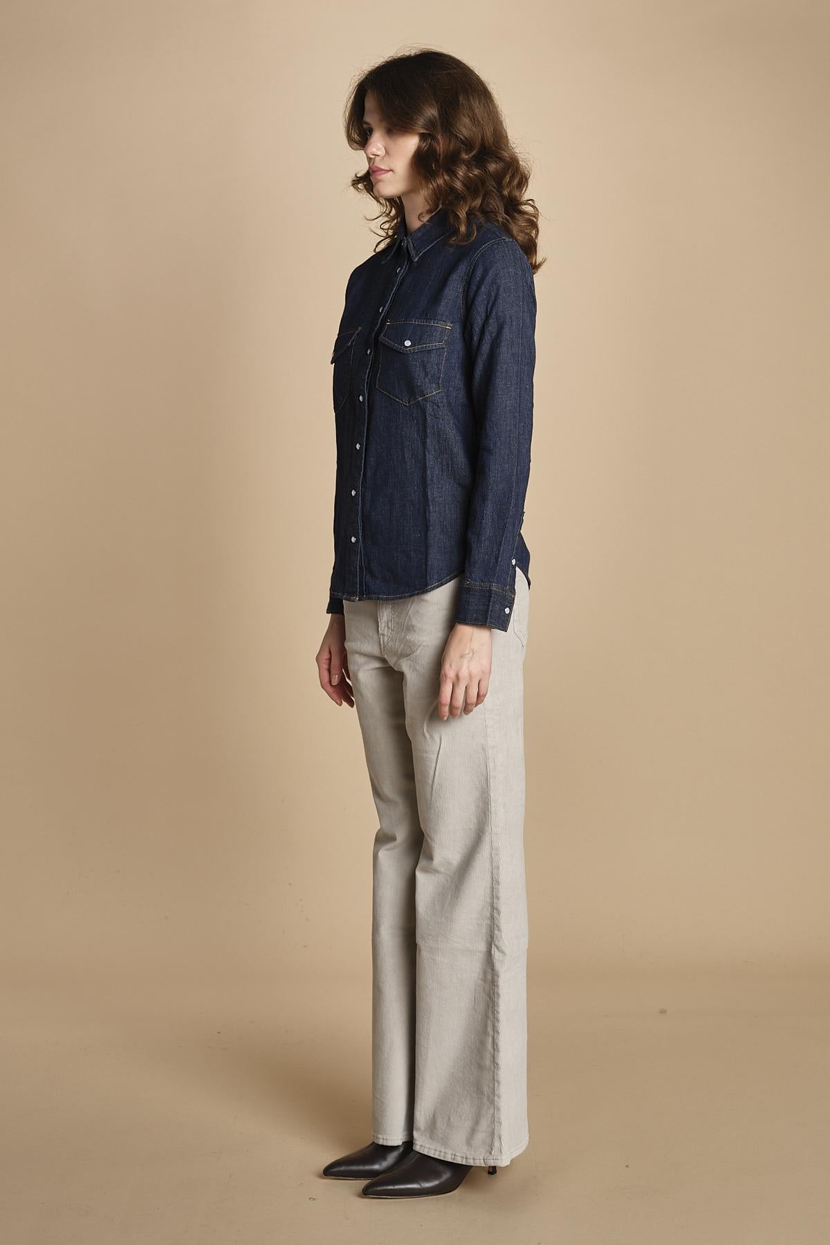 camicia in denim ICONIC WESTERN 16786 0101 levi's 