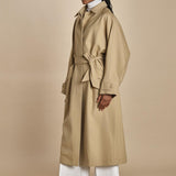 trench oversize con tasche OVERSIZED TRENCH E20FM04 NS91 CAMEL martin grant 