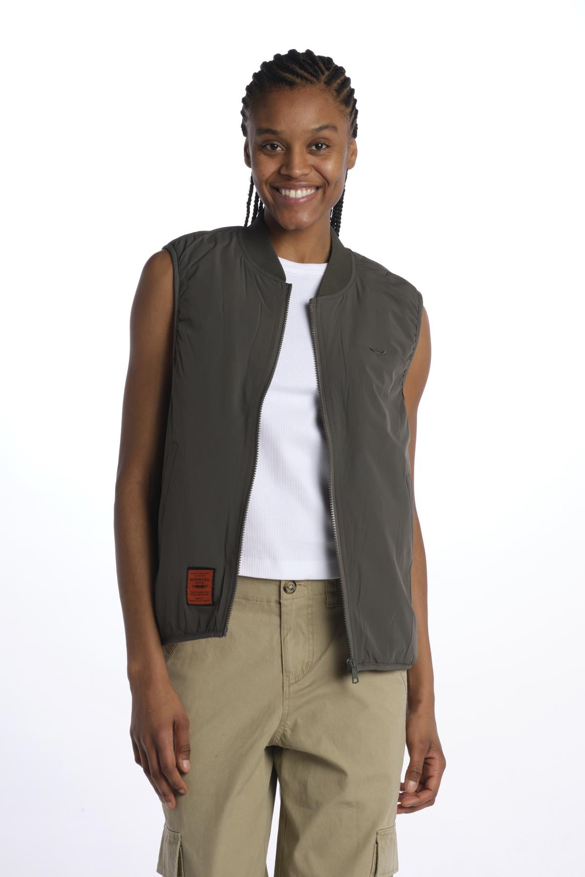 Gilet unisex RENO KHAKI bombers original 