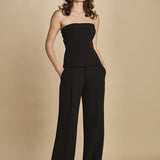 top bustier in cady 31351-313 NERO 29 federica tosi 