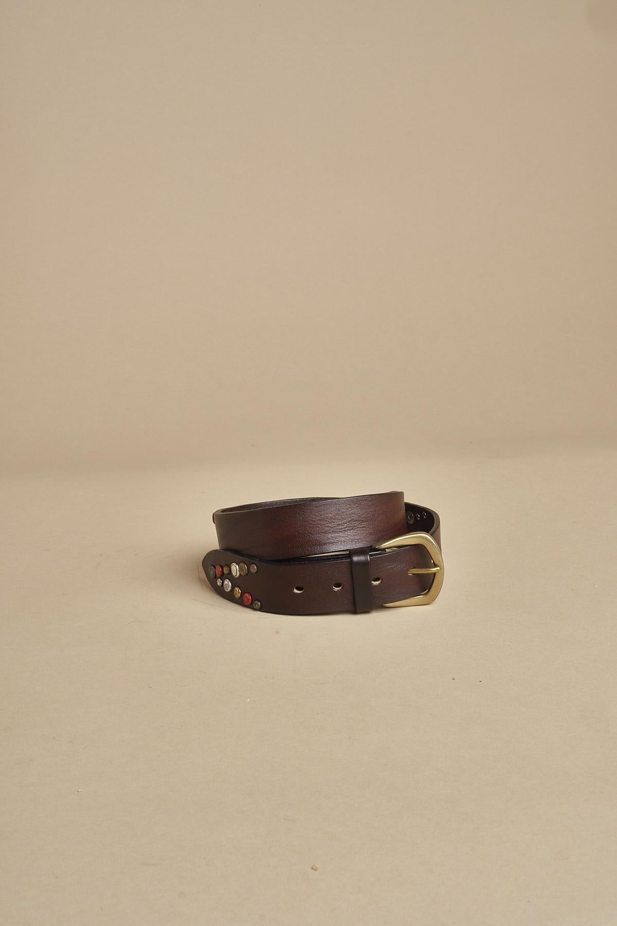 cintura borchie multicolor 82235 MORO milaura 