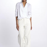 Camicia plastron con rouches MOD.5402 BIANCO aspesi 