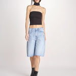 top bustier con collo VIVIAN NERO undress code 