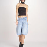 top bustier con collo VIVIAN NERO undress code 