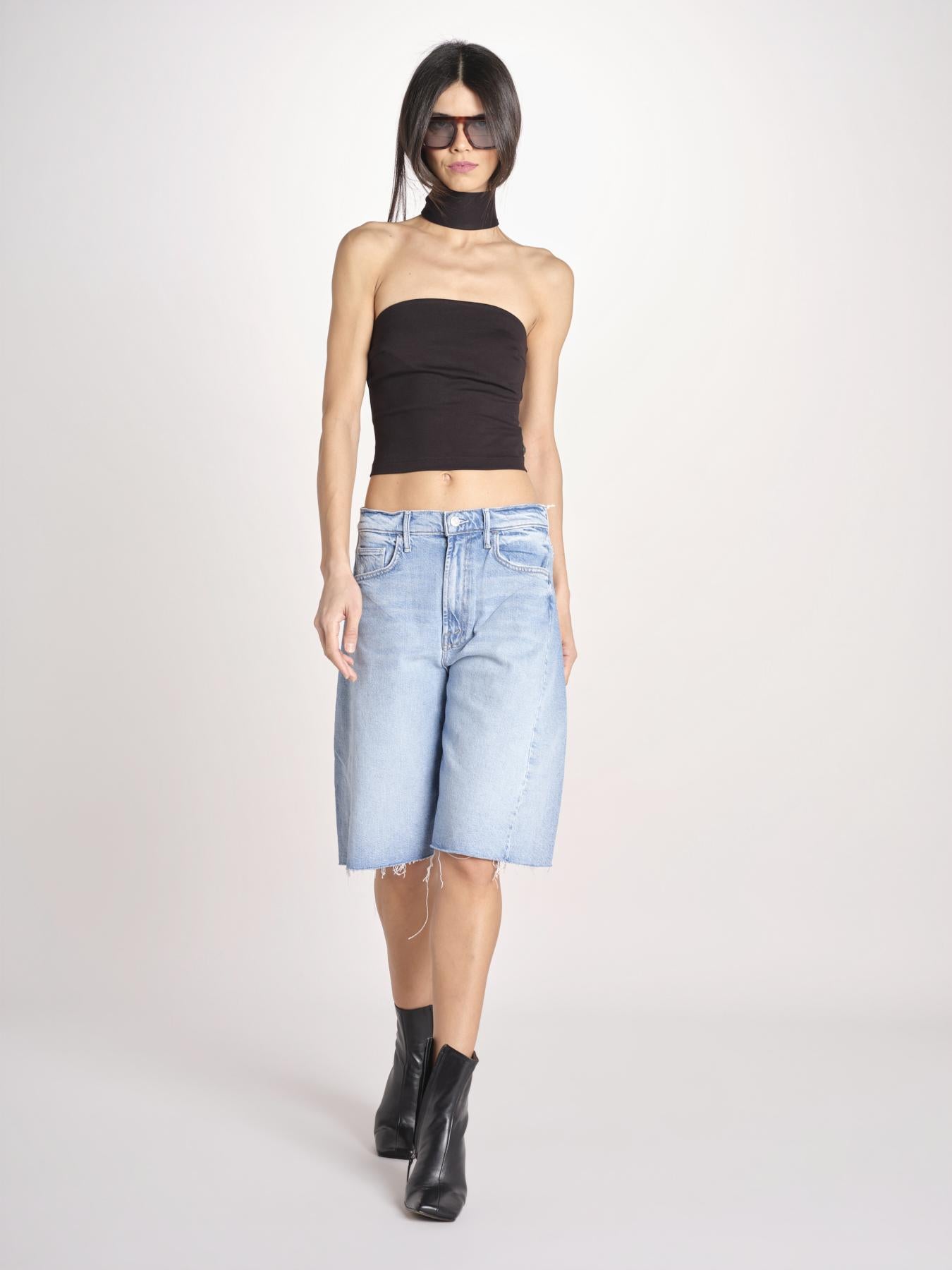 top bustier con collo VIVIAN NERO undress code 