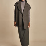T8744 gilet over T8744 VERDE dusan 