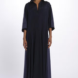 Abito lungo scollo V NEW CHRISTY DRESS BLUECOTTON jejia 