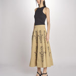 Gonna con ricami MARIA SKIRT MARIA1SKI BEIGE antik batik 