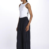 EMILE pantaloni con balze EMILE INDIGO laraethnics 
